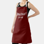 Personalisierte Burgund-Schürze Schürze (InSitu)
