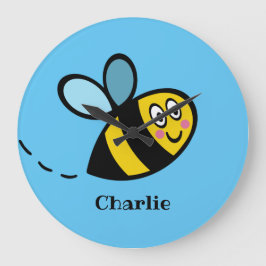 Personalisierte Busensperre Große Wanduhr