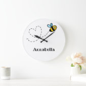 Personalisierte Busensperre Große Wanduhr (Zuhause)
