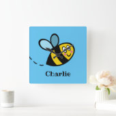 Personalisierte Busensperre Quadratische Wanduhr (Zuhause)