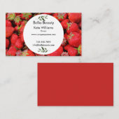 Personalisierte Business Card für frisches Obst Platzkarte (Vorne/Hinten)