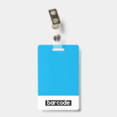 Personalisierte Business-ID-Mitarbeiterkarte Ausweis (Rückseite mit Clip)