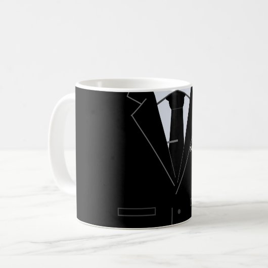Personalisierte Business-Kaffee-Tasse mit Namenste Kaffeetasse (Vorderseite Links)