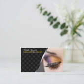 Personalisierte BusinessCards für Kosmetik-Make-up Visitenkarte (Stehend Vorderseite)