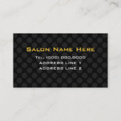 Personalisierte BusinessCards für Kosmetik-Make-up Visitenkarte (Rückseite)