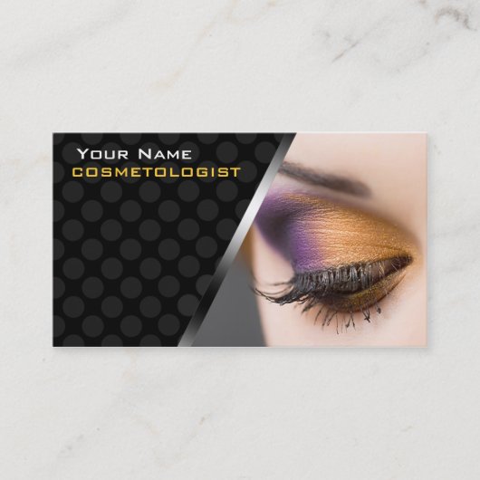 Personalisierte BusinessCards für Kosmetik-Make-up Visitenkarte (Vorderseite)