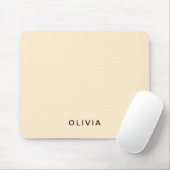 Personalisierte Buttercreme-Name Mousepad (Mit Mouse)