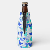 Personalisierte Butterfly Dose oder Flasche Cooler Flaschenkühler (Flasche Rückseite)