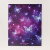 Personalisierte Butterfly Fantasy Art Puzzle (Vertikal)