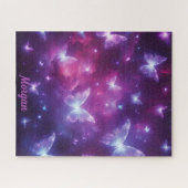 Personalisierte Butterfly Fantasy Art Puzzle (Horizontal)