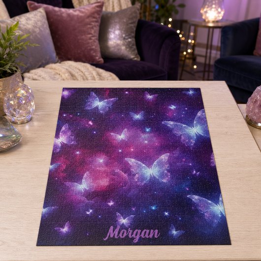 Personalisierte Butterfly Fantasy Art Puzzle