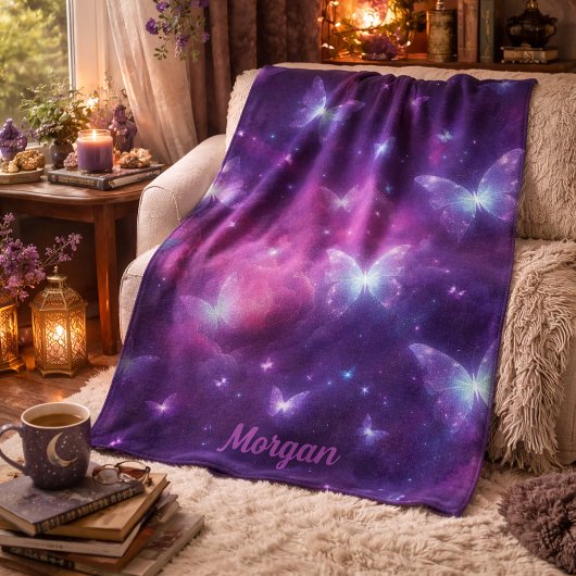 Personalisierte Butterfly Fantasy Art Sherpadecke
