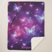 Personalisierte Butterfly Fantasy Art Sherpadecke (Vorderseite)