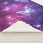Personalisierte Butterfly Fantasy Art Sherpadecke (3/4)