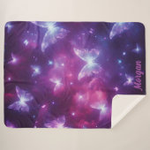 Personalisierte Butterfly Fantasy Art Sherpadecke (Vorderseite (Horizontal))