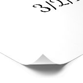 Personalisierte Butterfly-Gedenkstätte Poster (Ecke)