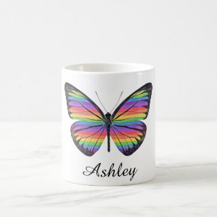 Personalisierte Butterfly-Kaffee-Tasse Kaffeetasse