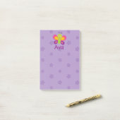 Personalisierte Butterfly-Noten Post-it Klebezettel (Auf Schreibtisch)