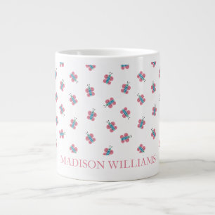 Personalisierte Butterfly-Tasse Niedliche Benutz Jumbo-Tasse