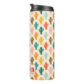 Personalisierte Cacti-Silhouetten Thermosbecher (Nach rechts gedreht)