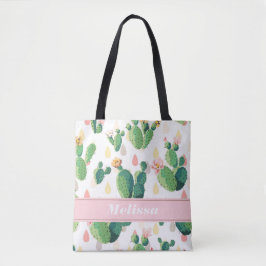 Personalisierte Cactus Print Tasche