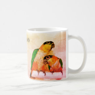 Personalisierte Caique Parrot Pair Bird Kaffeetasse