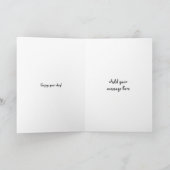 Personalisierte Calico-Katze vor dem Geburtstag Karte (Innenseite)