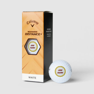 Personalisierte Callaway Golf Warbird Golf Balls Golfball