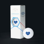 Personalisierte Callaway-Golfbälle mit blauem Herz Golfball<br><div class="desc">Personalisierte Callaway Golfbälle mit blauem Herzen. Anpassbare Vorlage mit individuelle Name oder Monogramm. Gönnen Sie sich eine tolle Geschenkidee für Golfer und Golfer. Geeignet für sportliche Männer und Frauen. Ändern Sie das Logo in eine beliebige Farbe. Ideal für Spieler, Coach, Kaddie, Freund, Vater, Ehemann etc. Große Geschenke für den Tag...</div>