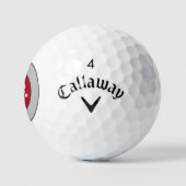 Personalisierte Callaway Supersoft Golfbälle (Logo)