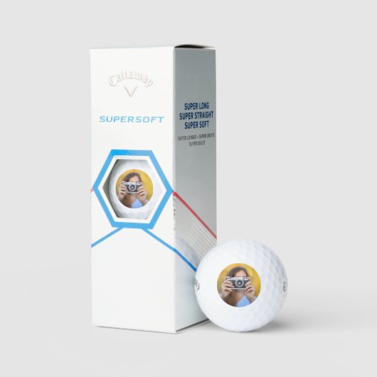 Personalisierte Callaway Supersoft Golfbälle - Ges (Verpackung)