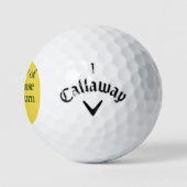Personalisierte Callaway Warbird Golf Balls Golfball (Logo)