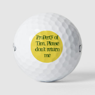 Personalisierte Callaway Warbird Golf Balls Golfball