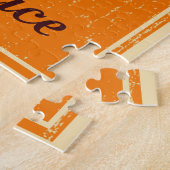 Personalisierte Camaro Garage in Orange Puzzle (Seite)