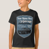 Personalisierte Camaro Garage T-Shirt (Vorderseite)