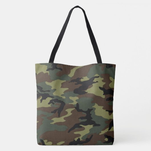 Personalisierte Camouflage Camouflage Tote Tasche (Rückseite)
