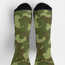 Personalisierte Camouflage Crew Socken