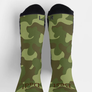 Personalisierte Camouflage Crew Socken
