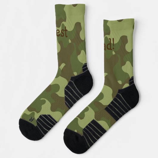 Personalisierte Camouflage Crew Socken (Links)