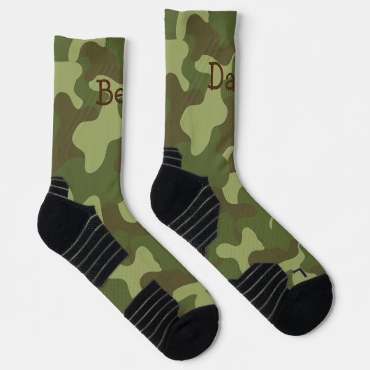 Personalisierte Camouflage Crew Socken (Rechts)