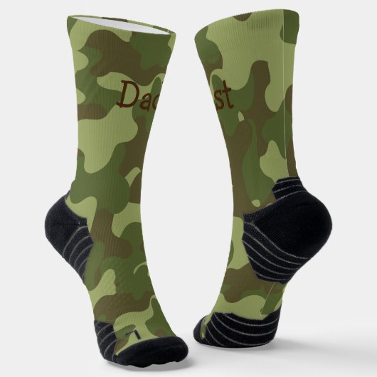 Personalisierte Camouflage Crew Socken (Gewinkelt)