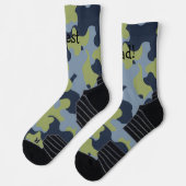 Personalisierte Camouflage Crew Socken (Links)