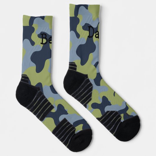Personalisierte Camouflage Crew Socken (Rechts)