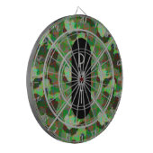 Personalisierte Camouflage Dartscheibe (Vorderseite Links)