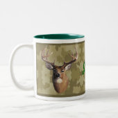 Personalisierte Camouflage Hirsche Tasse (Links)