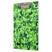 Personalisierte Camouflage Muster - Grün Blau Klemmbrett (Links)