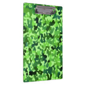 Personalisierte Camouflage Muster - Grün Blau Klemmbrett (Rechts)