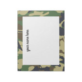 Personalisierte Camouflage Notepad Notizblock (Rotiert)
