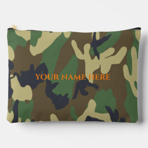 Personalisierte Camouflage Toilettenbeutel Zubehörtasche