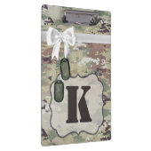 Personalisierte Camouflage-Uniform-Camouflage der Klemmbrett (Rechts)